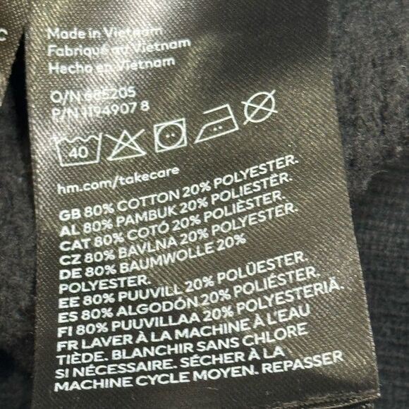 H&M Black Boys Button Down Cardigan - Picture 6 of 6